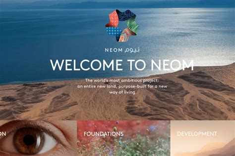 Is neom still being built 1-square-mile) footprint to reduce infrastructure encroachment into nature